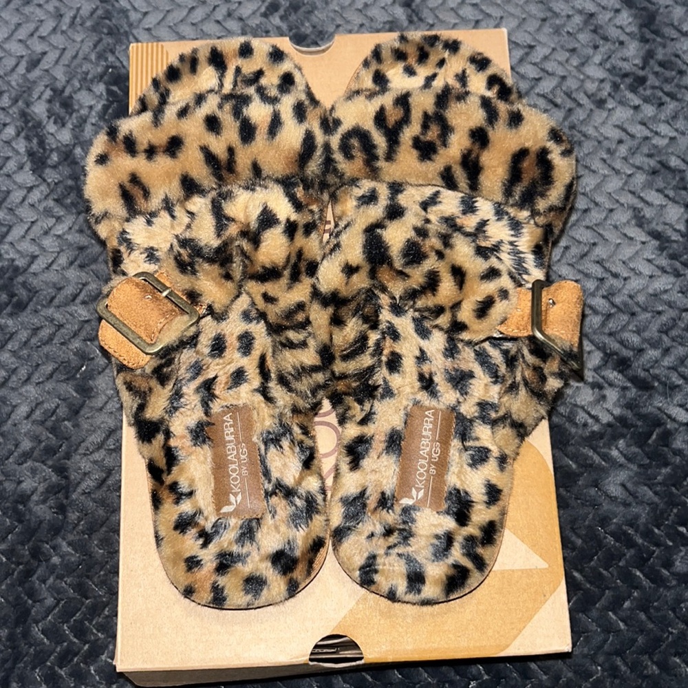 Cheetah Slippers